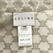 Celine Macadam Single Breasted Jacket Beige #36