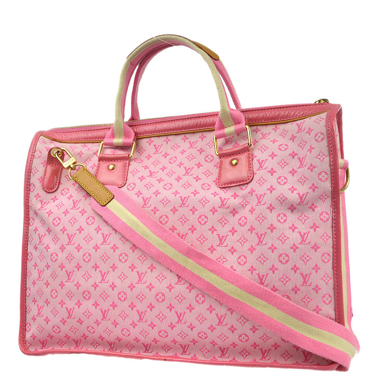 Louis Vuitton 2003 Pink Monogram Mini Sac Mary Kate 48h Handbag M92932