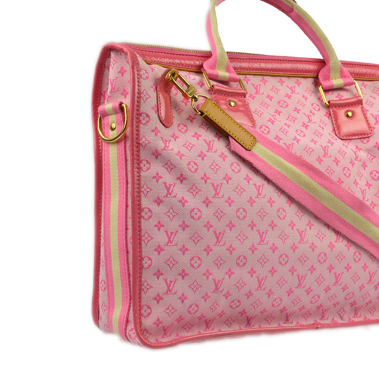 Louis Vuitton 2003 Pink Monogram Mini Sac Mary Kate 48h Handbag M92932