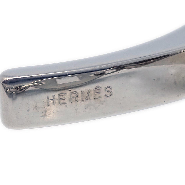 Hermes Filou Glove Holder Clip Silver Small Good