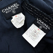 Chanel Setup Suit Jacket Skirt Black #44