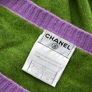 Chanel Sweater Scarf Set Green 07A #38