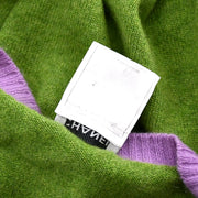 Chanel Sweater Scarf Set Green 07A #38