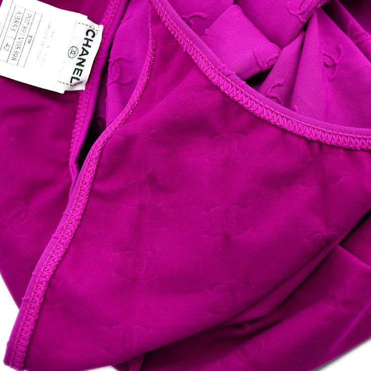 Chanel Sleeveless Jumpsuit Purple 97P #42