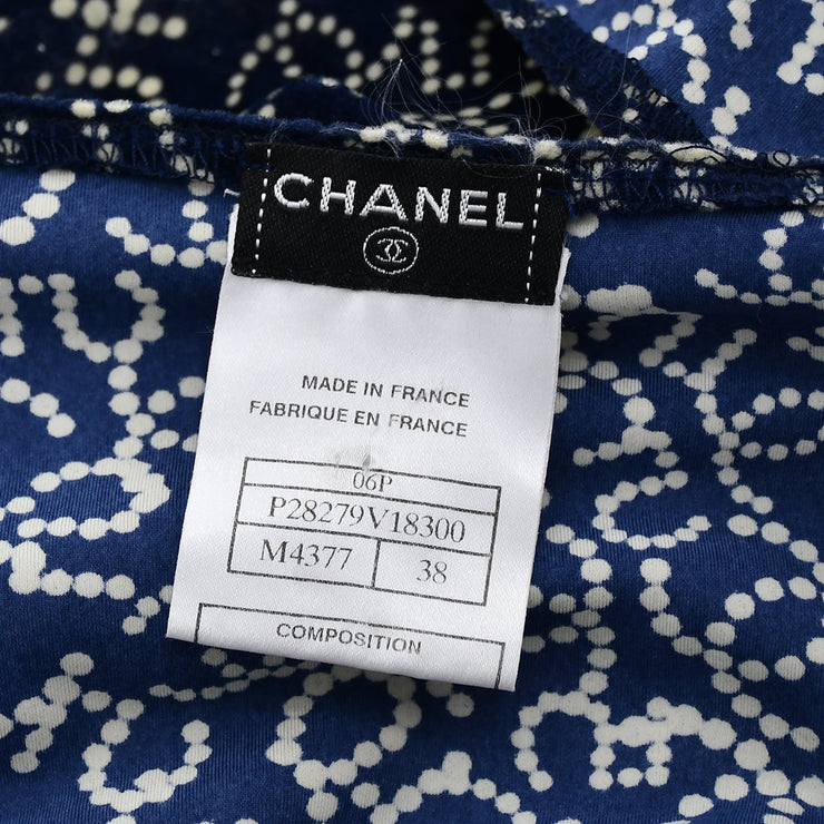 Chanel T-shirt Navy 06P #38