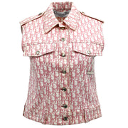 Christian Dior Sleeveless Vest Jacket Pink #38