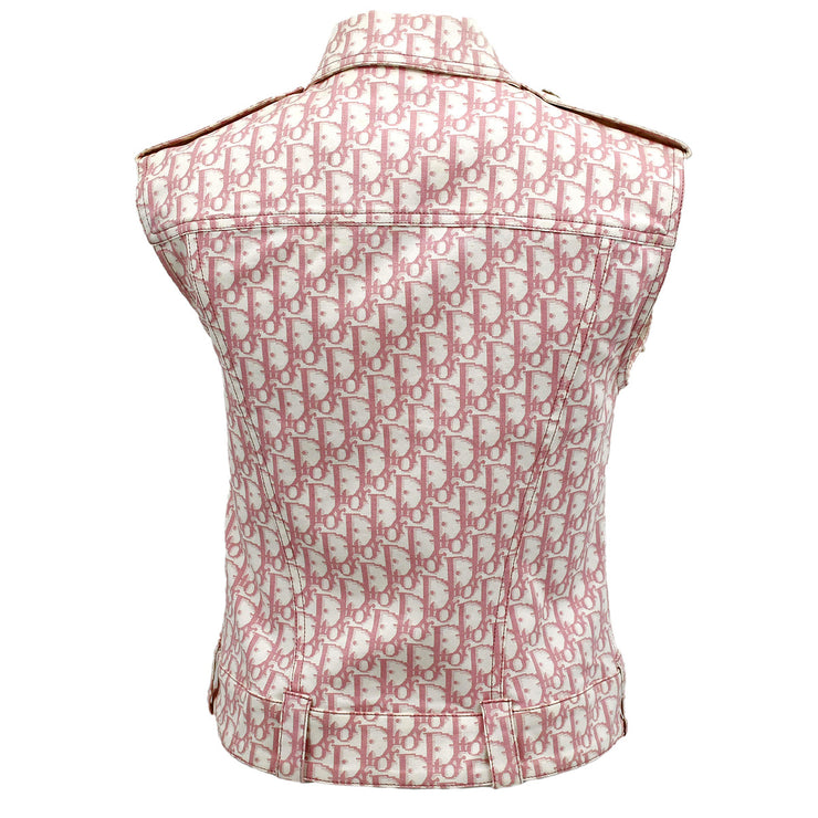 Christian Dior Sleeveless Vest Jacket Pink #38