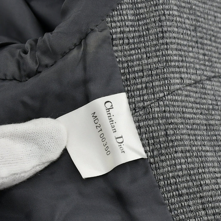 Christian Dior Collarless Jacket Gray #9