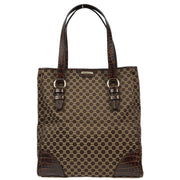 Celine Brown Macadam Tote Handbag