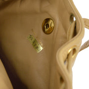 Chanel 1994-1996 Beige Lambskin Large Duma Backpack