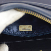 Chanel 1991-1994 Navy Lambskin Camera Bag Small