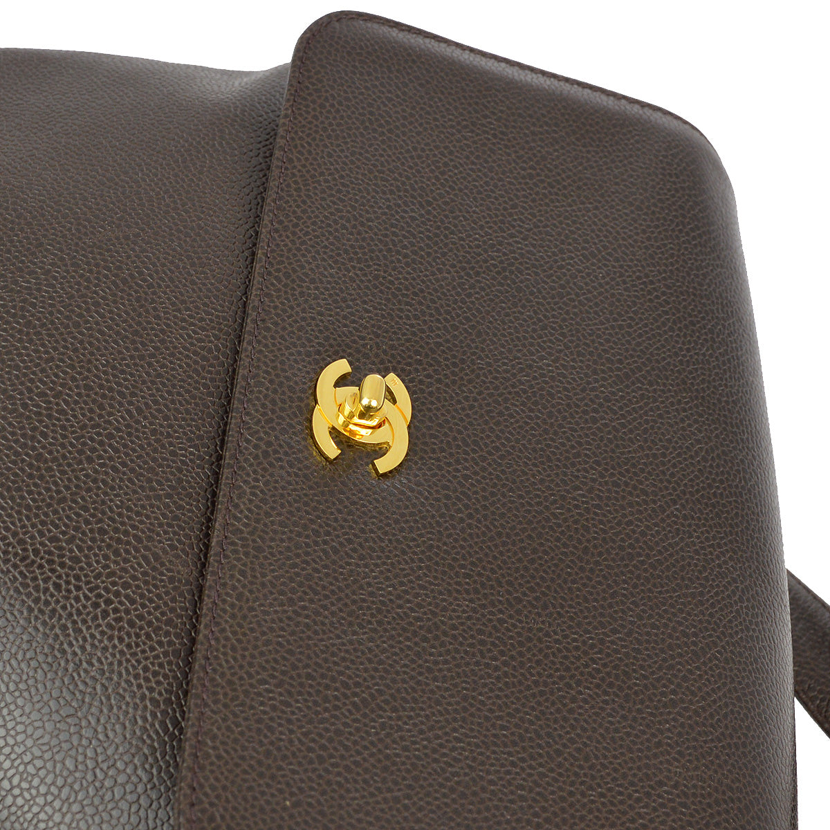 【CHANEL】96-97 Vintage brown caviar triple cc★ショルダー Chanel 1996-1997 Brown Caviar Triple CC Backpack – AMORE