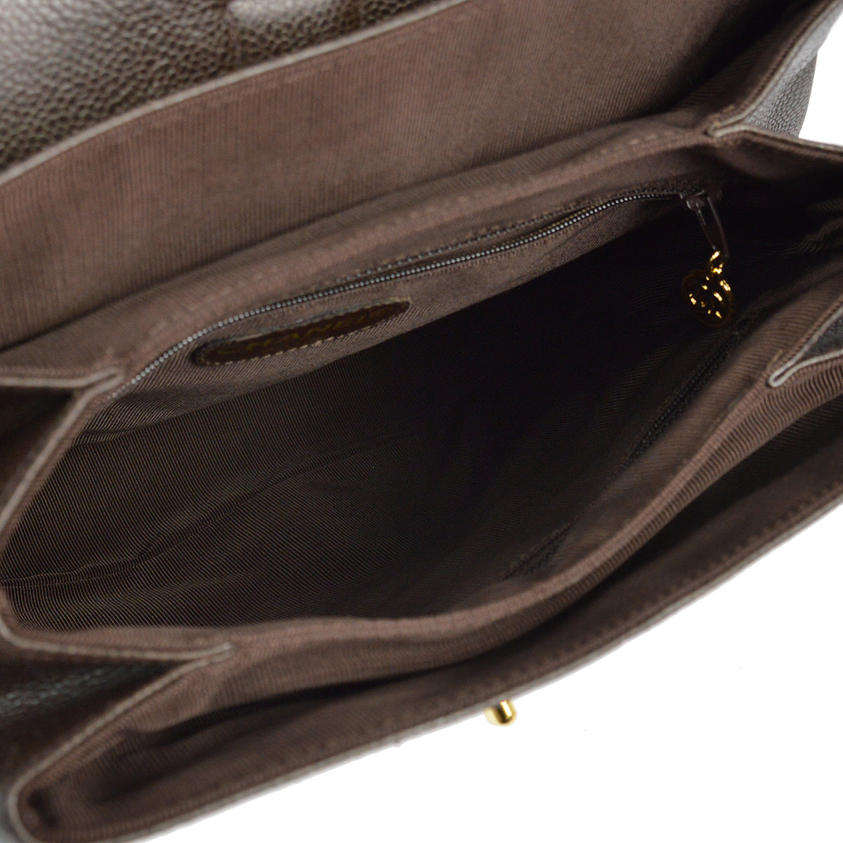 Chanel 1996-1997 Brown Caviar Triple CC Backpack – AMORE