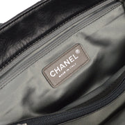 Chanel 2006-2008 Black Lambskin Gather Handbag