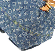 Louis Vuitton 2007 Blue Monogram Denim Sac a Dos GM Backpack M95056