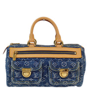 Louis Vuitton 2006 Blue Monogram Denim Neo Speedy Handbag M95019