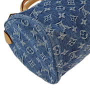 Louis Vuitton 2006 Blue Monogram Denim Neo Speedy Handbag M95019