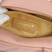 Chanel 2003-2004 Pink Caviar Bowling Bag 27