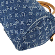 Louis Vuitton 2005 Blue Monogram Denim Neo Speedy Handbag M95019