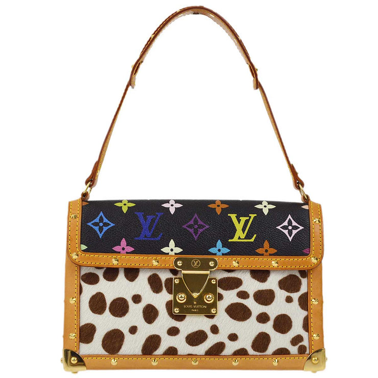 Louis Vuitton 2003 Multicolor Pochette Dalmatian Handbag M92826