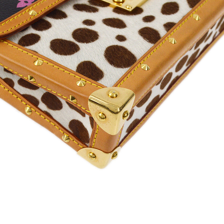 Louis Vuitton 2003 Multicolor Pochette Dalmatian Handbag M92826