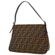 Fendi Brown Zucca Mamma Baguette Handbag