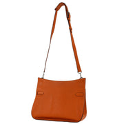 Hermes 2009 Orange Togo Jypsiere 34 Shoulder Bag