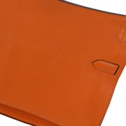 Hermes 2009 Orange Togo Jypsiere 34 Shoulder Bag