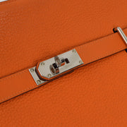 Hermes 2009 Orange Togo Jypsiere 34 Shoulder Bag