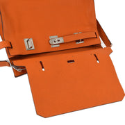 Hermes 2009 Orange Togo Jypsiere 34 Shoulder Bag