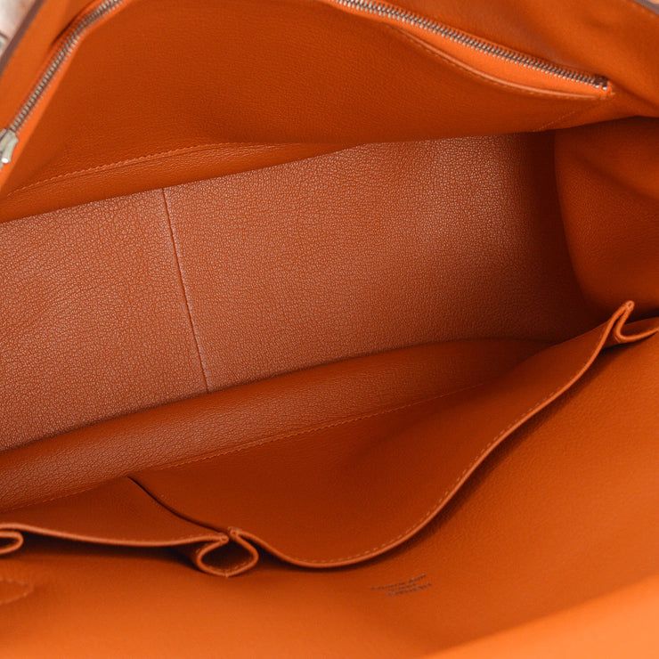 Hermes 2009 Orange Togo Jypsiere 34 Shoulder Bag