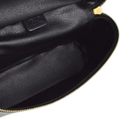 Celine Black Macadam Vanity Handbag