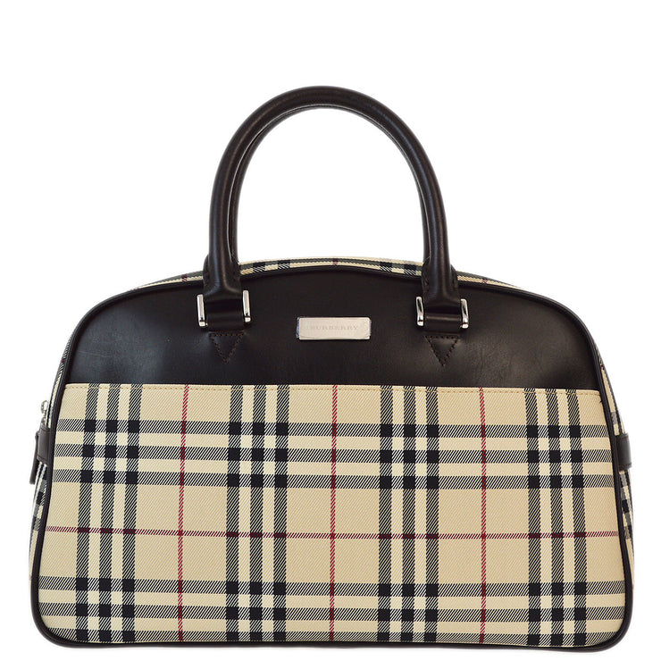 Burberry Beige Burberry Check Handbag