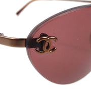 Chanel Sunglasses Eyewear Brown Small Good