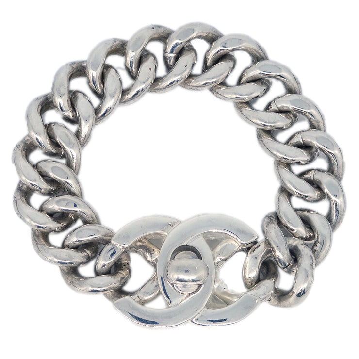 Chanel Turnlock Bracelet Silver 96P