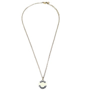 Chanel Gold White Pendant Necklace 07P