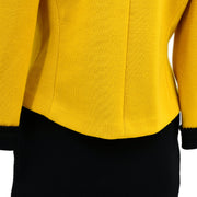 Yves Saint Laurent Setup Suit Jacket Skirt Yellow #M #9