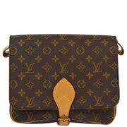 Louis Vuitton 1991 Monogram Cartouchiere GM Shoulder Bag M51252