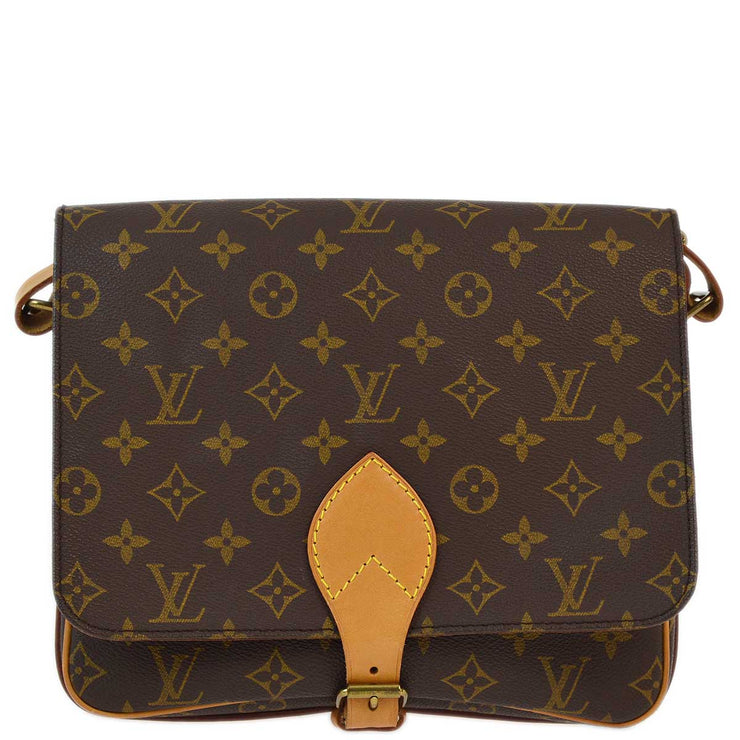 Louis Vuitton 1991 Monogram Cartouchiere GM Shoulder Bag M51252