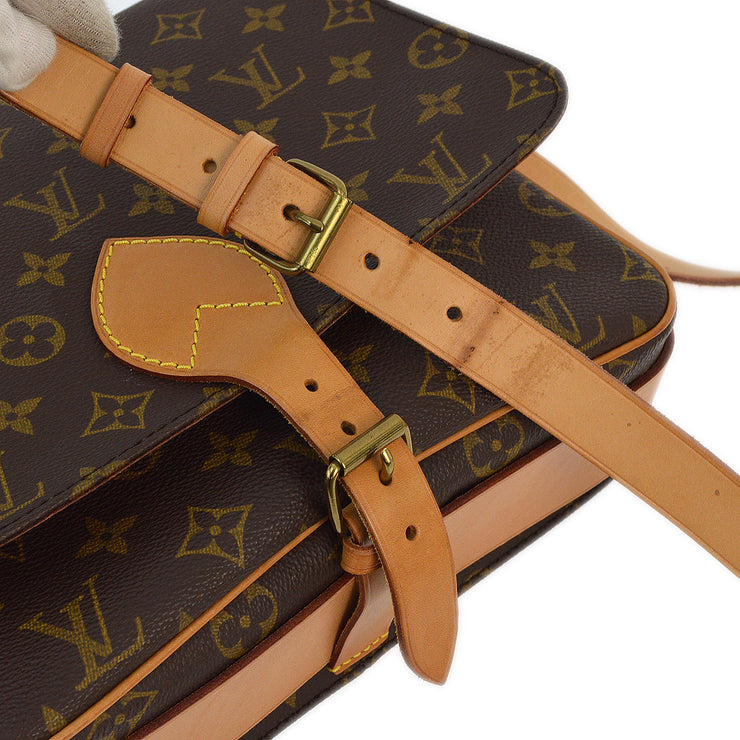 Louis Vuitton 1991 Monogram Cartouchiere GM Shoulder Bag M51252