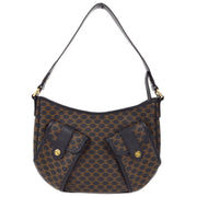 Celine Black Macadam Hobo Shoulder Bag