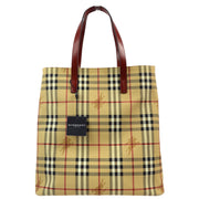 Burberry Beige House Check Tote Handbag