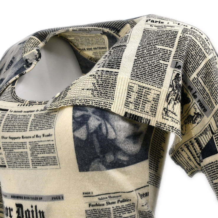 Christian Dior Newspaper Ensemble Beige