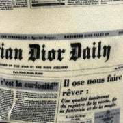 Christian Dior Newspaper Ensemble Beige