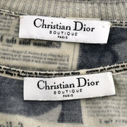 Christian Dior Newspaper Ensemble Beige