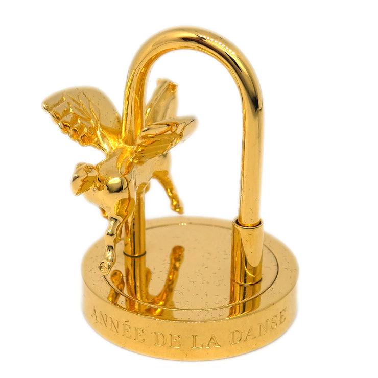 Hermes 2007 Entrez dans la danse! Pegasus Cadena Gold Small Good