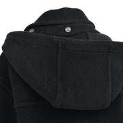 Hermes Hooded Coat Black #44