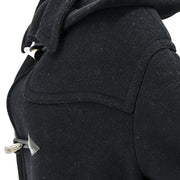 Hermes Hooded Coat Black #44