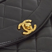 Chanel 1991-1994 Black Lambskin Camera Bag Mini