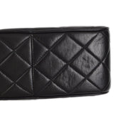 Chanel 1991-1994 Black Lambskin Camera Bag Mini